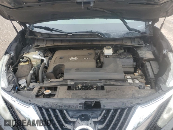 2016 Nissan Murano S z VIN 5N1AZ2MHXGN142953, wystawiony jako Copart lot #58412245 z przebiegiem 198 151 mil mil oraz Szkoda całkowita • Salvage title. Historia ofert i sprzedaży dostępna na DreamBid. Obrazek 12.