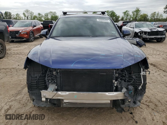 2021 Audi Q5 Premium with VIN WA1AAAFY7M2075416, listed as a Copart auction lot 50895435 with 36,877 mi miles and Salvage Title. Bid and sale history available at carsss.com. Image 5.