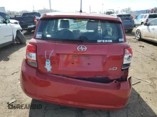 2011 Scion xD with VIN JTKKU4B4XB1013445, listed as a Copart auction lot 49482385 with Not Provided miles and Salvage Title. Bid and sale history available at carsss.com. Image 6.