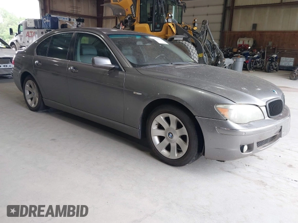 2007 BMW 7 Series 750i with VIN WBAHL835X7DT08227, listed as a IAAI auction lot 42620623 with 177,516 mi miles and . Bid and sale history available at DreamBid. Image 1.