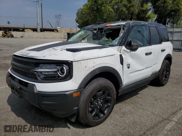 2025 Ford Bronco Sport Big Bend with VIN 3FMCR9BN5SRE04992, listed as a Copart auction lot 61765525 with Not provided miles and Salvage title. Bid and sale history available at DreamBid. Image 1.