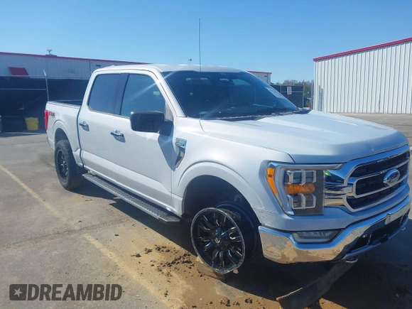 2021 Ford F-150 XL with VIN 1FTFW1E84MKD19960, listed as a IAAI auction lot 41734606 with 48,141 mi miles. Bid and sale history available at carsss.com. Image 1.
