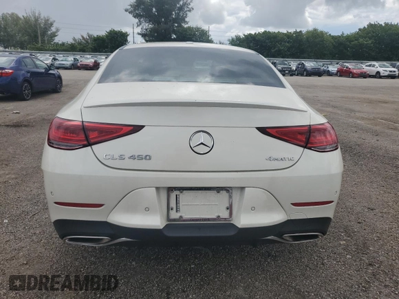 2022 Mercedes-Benz CLS with VIN W1K2J5KB4NA108212, listed as a Copart auction lot 60166754 with 0 mi miles and Salvage Title. Bid and sale history available at carsss.com. Image 6.