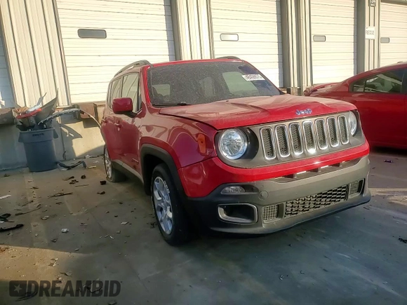 2018 Jeep Renegade Latitude with VIN ZACCJABB8JPG67201, listed as a Copart auction lot 48498875 with 0 mi miles and Salvage Title. Bid and sale history available at carsss.com. Image 11.