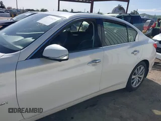 2017 Infiniti Q50 3.0t Premium with VIN JN1EV7AP0HM735273, listed as a IAAI auction lot 41974059 with 82,824 mi miles. Bid and sale history available at carsss.com. Image 15.