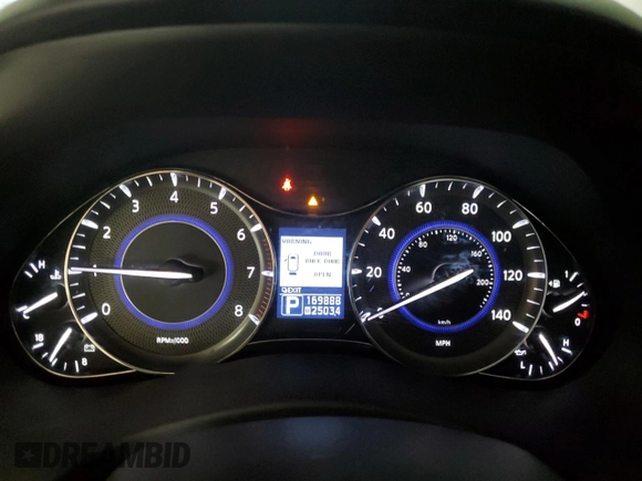 2011 Infiniti QX56 7-passenger with VIN JN8AZ2NE3B9005965, listed as a Copart auction lot 79526624 with 169,888 mi miles and Salvage Title. Bid and sale history available at carsss.com. Image 9.