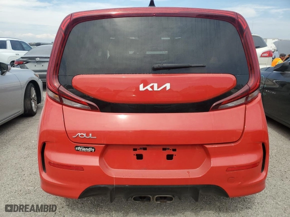 2022 Kia Soul Turbo with VIN KNDJ53AF0N7180959, listed as a Copart auction lot 75312144 with 0 mi miles and Non Repairable. Bid and sale history available at carsss.com. Image 6.