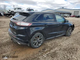 2017 Ford Edge Sport with VIN 2FMPK4AP9HBB33681, listed as a Copart auction lot 51232825 with 0 mi miles and Salvage Title. Bid and sale history available at carsss.com. Image 3.