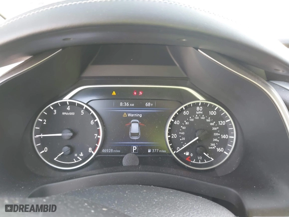 2019 Nissan Murano S with VIN 5N1AZ2MJ4KN160974, listed as a IAAI auction lot 41885386 with 46,928 mi miles. Bid and sale history available at carsss.com. Image 7.