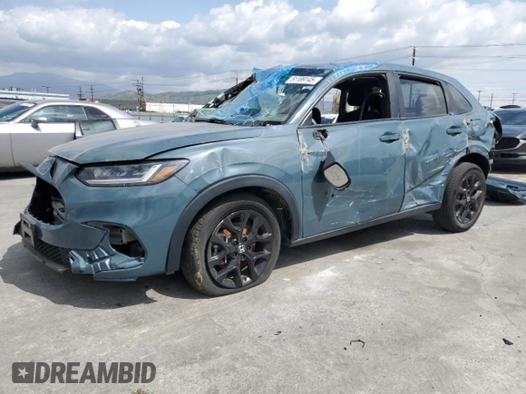 2024 Honda HR-V Sport z VIN 3CZRZ1H51RM705705, wystawiony jako Copart lot #51189145 z przebiegiem 17 901 mil mil oraz Szkoda całkowita • Salvage title. Historia ofert i sprzedaży dostępna na DreamBid. Obrazek 1.