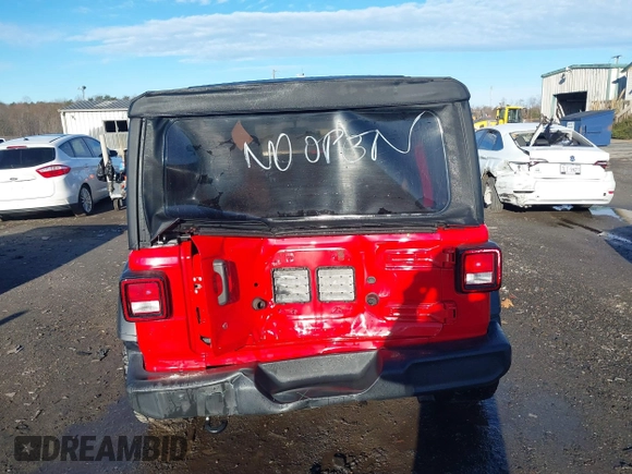 2020 Jeep Wrangler Unlimited Sport S с VIN 1C4HJXDG2LW341045, выставлен на аукционе IAAI как лот 41208571 с пробегом 121 244 миль миль и . История ставок и продаж доступна на DreamBid. Изображение 16.