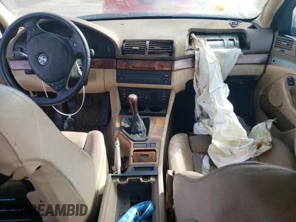2000 BMW 5 Series with VIN WBADM5346YBY17536, listed as a Copart auction lot 53783665 with Not provided miles and Salvage title. Bid and sale history available at DreamBid. Image 8.