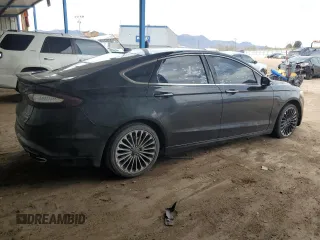 2014 Ford Fusion Titanium with VIN 3FA6P0K91ER276850, listed as a Copart auction lot 52452995 with 0 mi miles and Salvage Title. Bid and sale history available at carsss.com. Image 3.