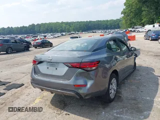 2024 Nissan Sentra S with VIN 3N1AB8BV7RY288014, listed as a IAAI auction lot 42368912 with 55,773 mi miles and . Bid and sale history available at DreamBid. Image 4.