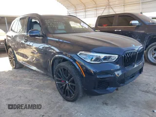 2023 BMW X5 M50i z VIN 5UXJU4C08P9R87298, wystawiony jako IAAI lot #41078438 z przebiegiem 22 186 mil mil oraz . Historia ofert i sprzedaży dostępna na DreamBid. Obrazek 1.
