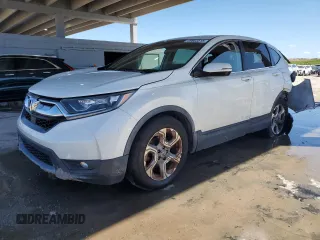 2018 Honda CR-V EX with VIN 5J6RW1H59JL007566, listed as a Copart auction lot 49803515 with 74,627 mi miles and Salvage Title. Bid and sale history available at carsss.com. Image 1.