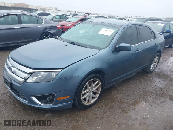 2012 Ford Fusion SEL with VIN 3FAHP0JA0CR310343, listed as a IAAI auction lot 41903791 with 196,240 mi miles. Bid and sale history available at carsss.com. Image 2.