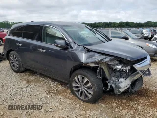 2015 Acura MDX Technology z VIN 5FRYD3H6XFB008603, wystawiony jako Copart lot #55854225 z przebiegiem Nie podano mil oraz Szkoda całkowita • Salvage title. Historia ofert i sprzedaży dostępna na DreamBid. Obrazek 4.