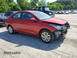 2019 Hyundai Accent SEL with VIN 3KPC24A32KE042669, listed as a Copart auction lot 61635285 with 87,786 mi miles and Salvage title. Bid and sale history available at DreamBid. Image 4.