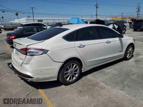 2017 Ford Fusion Titanium with VIN 3FA6P0SU8HR229470, listed as a Copart auction lot 57185625 with 97,973 mi miles and Salvage title. Bid and sale history available at DreamBid. Image 3.