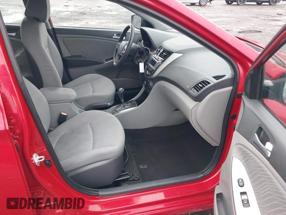 2015 Hyundai Accent GLS with VIN KMHCU4AE3FU806849, listed as a IAAI auction lot 41935761 with 147,784 mi miles. Bid and sale history available at carsss.com. Image 5.