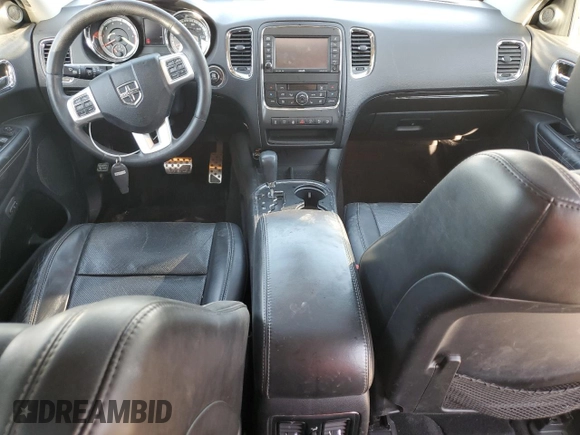 2013 Dodge Durango Citadel with VIN 1C4SDJET2DC602487, listed as a Copart auction lot 62308385 with 124,034 mi miles and Salvage title. Bid and sale history available at DreamBid. Image 8.