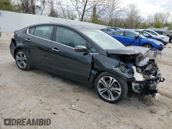 2016 Kia Forte EX z VIN KNAFZ4A88G5550228, wystawiony jako Copart lot #52429665 z przebiegiem 79 698 mil mil oraz Szkoda całkowita • Salvage title. Historia ofert i sprzedaży dostępna na DreamBid. Obrazek 4.
