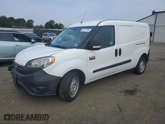 2018 Ram ProMaster City Cargo Tradesman with VIN ZFBERFAB2J6L43487, listed as a Copart auction lot 68711734 with 125,806 mi miles and Salvage Title. Bid and sale history available at DreamBid. Image 1.