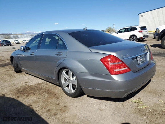 2010 Mercedes-Benz S-Class S 550 with VIN WDDNG7BB8AA332133, listed as a Copart auction lot 48731265 with 127,794 mi miles and Salvage Title. Bid and sale history available at carsss.com. Image 2.