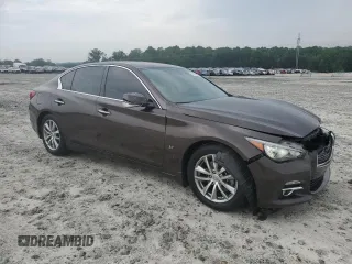 2015 Infiniti Q50 Premium z VIN JN1BV7AP5FM353448, wystawiony jako Copart lot #57115325 z przebiegiem 104 721 mil mil oraz Szkoda całkowita • Salvage title. Historia ofert i sprzedaży dostępna na DreamBid. Obrazek 4.