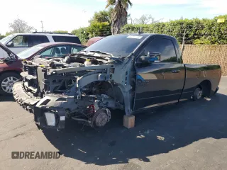 2018 Ram 1500 R/T with VIN 3C6JR6CTXJG195113, listed as a Copart auction lot 52747735 with 0 mi miles and Salvage Title. Bid and sale history available at carsss.com. Image 1.