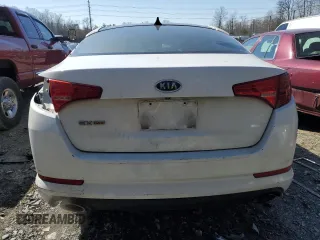 2012 Kia Optima EX with VIN 5XXGN4A78CG089984, listed as a Copart auction lot 46118675 with 122,598 mi miles and Salvage Title. Bid and sale history available at DreamBid. Image 6.