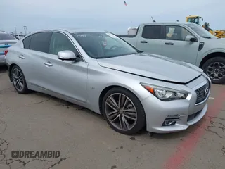 2014 Infiniti Q50 Premium z VIN JN1BV7AP9EM671023, wystawiony jako IAAI lot #41816134 z przebiegiem 58 017 mil mil oraz . Historia ofert i sprzedaży dostępna na DreamBid. Obrazek 1.