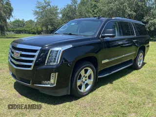 2017 Cadillac Escalade ESV Premium Luxury z VIN 1GYS4JKJ2HR322133, wystawiony jako Copart lot #57619015 z przebiegiem 120 610 mil mil oraz Szkody całkowita. Historia ofert i sprzedaży dostępna na DreamBid. Obrazek 2.