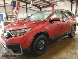 2022 Honda CR-V EX-L with VIN 7FARW1H87NE007613, listed as a Copart auction lot 49274015 with 25,621 mi miles and Salvage Title. Bid and sale history available at carsss.com. Image 1.