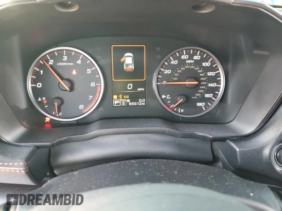 2022 Subaru WRX GT with VIN JF1VBAU68N8018460, listed as a Copart auction lot 44725875 with 85,512 mi miles and Salvage title. Bid and sale history available at DreamBid. Image 9.