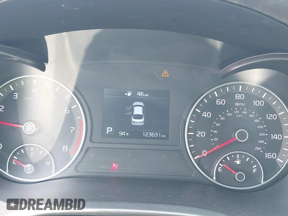 2019 Kia Optima LX with VIN 5XXGT4L38KG375297, listed as a IAAI auction lot 42269791 with 123,631 mi miles and . Bid and sale history available at DreamBid. Image 7.