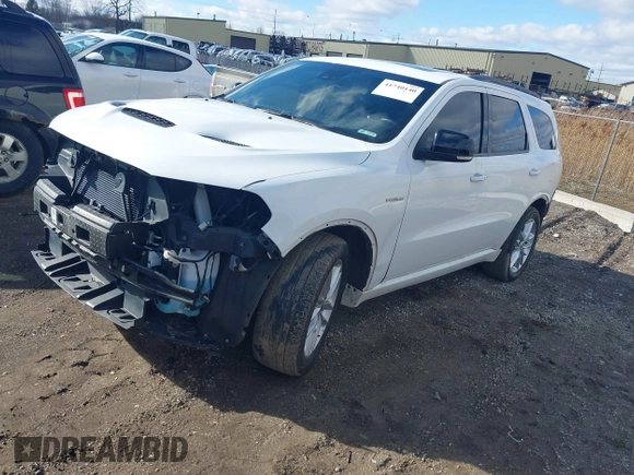 2023 Dodge Durango R/T Plus with VIN 1C4SDHCT5PC553205, listed as a IAAI auction lot 41740140 with 63,083 mi miles and . Bid and sale history available at DreamBid. Image 2.