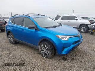 2018 Toyota RAV4 LE with VIN JTMBFREVXJJ739954, listed as a IAAI auction lot 41739873 with 13,726 mi miles. Bid and sale history available at carsss.com. Image 1.