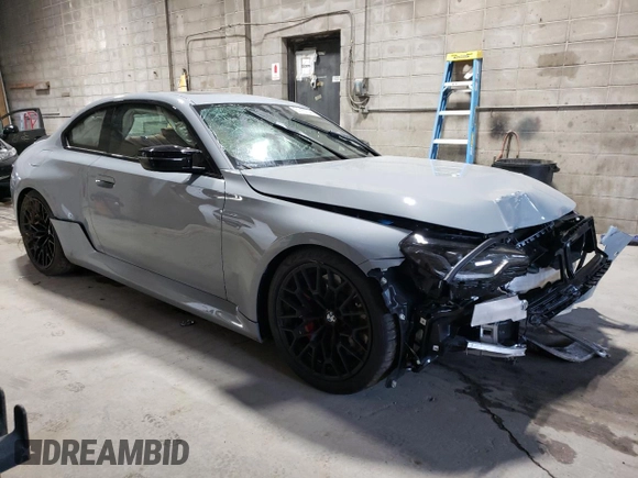 2023 BMW M2 with VIN 3MF13DM0XP8D71547, listed as a Copart auction lot 51157244 with 33,365 mi miles. Bid and sale history available at carsss.com. Image 4.