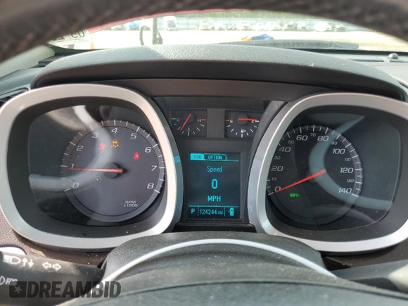 2015 Chevrolet Equinox LTZ with VIN 1GNALDEK6FZ118319, listed as a Copart auction lot 50417405 with 124,244 mi miles and Salvage Title. Bid and sale history available at carsss.com. Image 9.