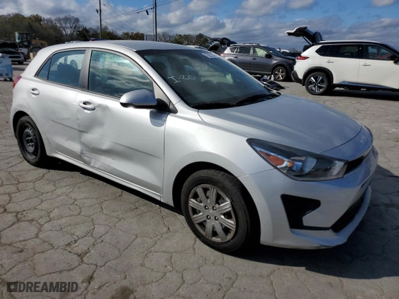 2022 Kia Rio 5-Door S with VIN 3KPA25AD7NE487032, listed as a Copart auction lot 79292284 with 0 mi miles and Salvage Title. Bid and sale history available at carsss.com. Image 4.