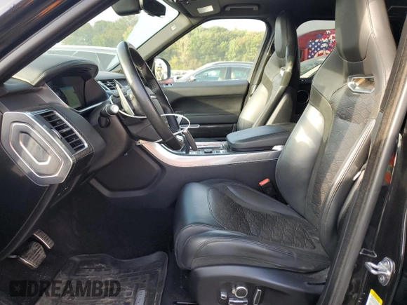 2020 Land Rover Range Rover Sport SVR with VIN SALWZ2RE0LA709321, listed as a Copart auction lot 62806954 with 61,821 mi miles and Salvage Title. Bid and sale history available at carsss.com. Image 7.