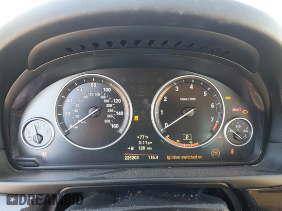 2012 BMW 5 Series 550i with VIN WBAFR9C57CDV58269, listed as a Copart auction lot 80059134 with 225,200 mi miles and Clean Title. Bid and sale history available at carsss.com. Image 9.