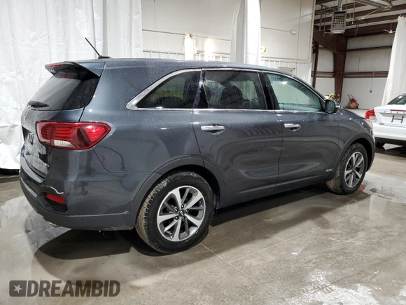2020 Kia Sorento LX V6 with VIN 5XYPGDA51LG664690, listed as a Copart auction lot 45675565 with 48,553 mi miles and Salvage Title. Bid and sale history available at carsss.com. Image 3.