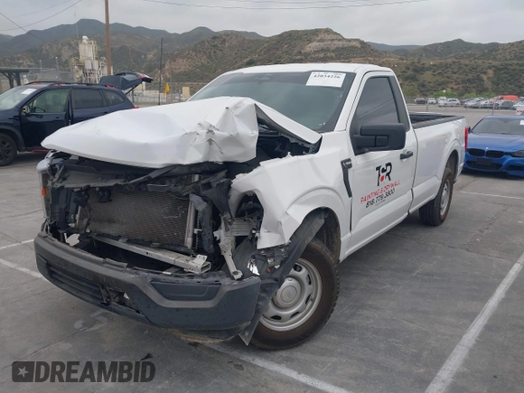 2022 Ford F-150 XL with VIN 1FTMF1CB4NKE51463, listed as a IAAI auction lot 42034226 with 82,658 mi miles and . Bid and sale history available at DreamBid. Image 17.