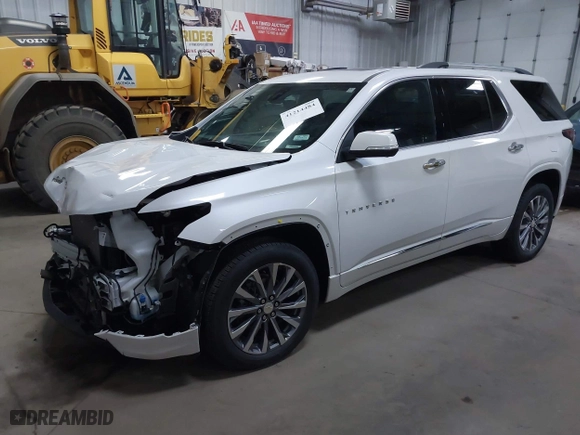 2023 Chevrolet Traverse Premier with VIN 1GNEVKKW0PJ180385, listed as a IAAI auction lot 41214484 with 26,830 mi miles. Bid and sale history available at carsss.com. Image 19.