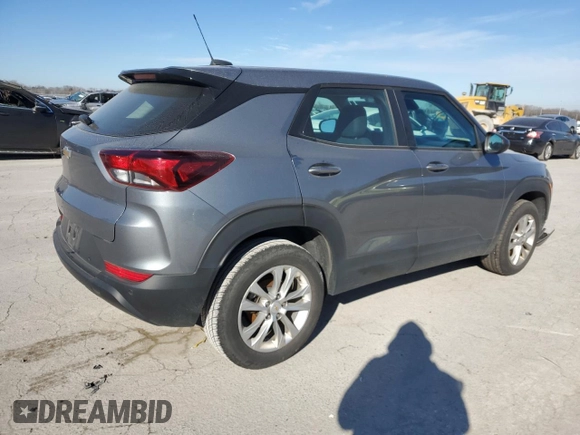 2021 Chevrolet TrailBlazer LS with VIN KL79MNSL3MB150238, listed as a Copart auction lot 89274405 with 73,299 mi miles and Salvage Title. Bid and sale history available at carsss.com. Image 3.