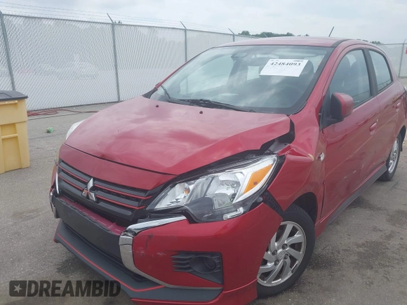 2021 Mitsubishi Mirage ES with VIN ML32AUHJ8MH005953, listed as a IAAI auction lot 42484093 with 62,852 mi miles and . Bid and sale history available at DreamBid. Image 6.