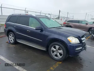 2012 Mercedes-Benz GL-Class GL 450 with VIN 4JGBF7BE2CA783986, listed as a IAAI auction lot 41560559 with 157,520 mi miles. Bid and sale history available at carsss.com. Image 1.